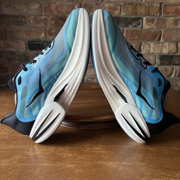 Hoka One One Cielo X1 2.0 Men's 12 Blue Carbon Plate Racing Running Shoes - Picture 7 of 16
